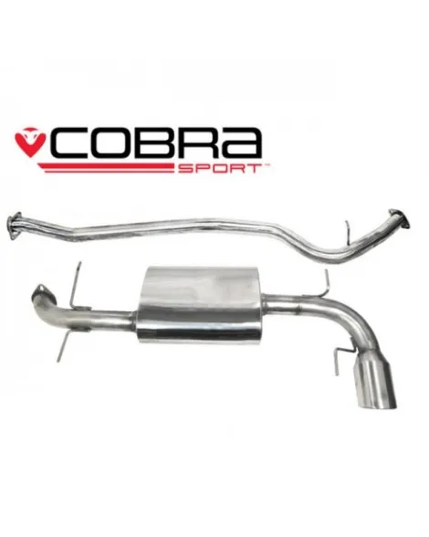 Subaru Impreza WRX Turbo (Hatchback) 08-11 Cobra Sport Cat Back System (Non-Resonated)